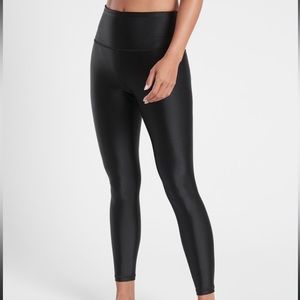 Athleta Elation shine tight black size small